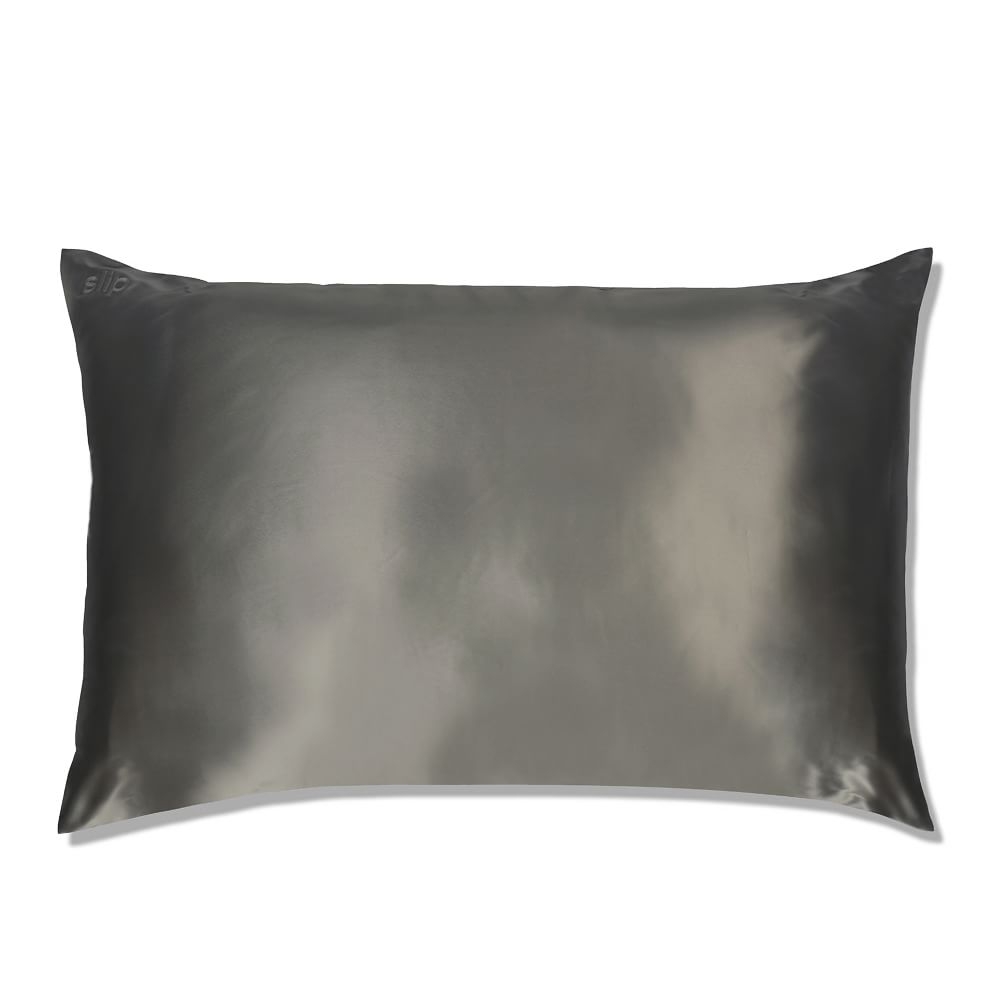 Slip Silk Pillowcase , Standard Pillowcase, Charcoal - Image 0