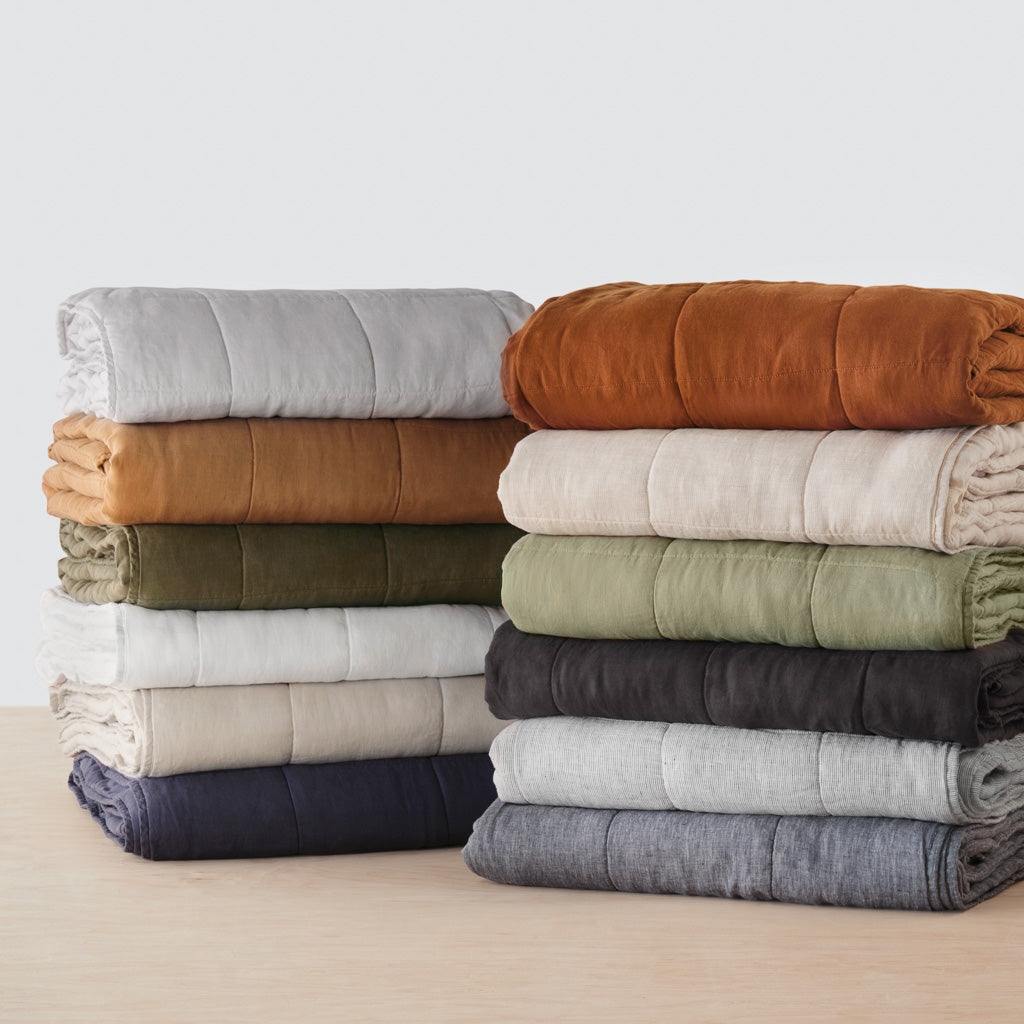 The Citizenry Stonewashed Linen Quilt | Full/Queen | Sand - Image 3
