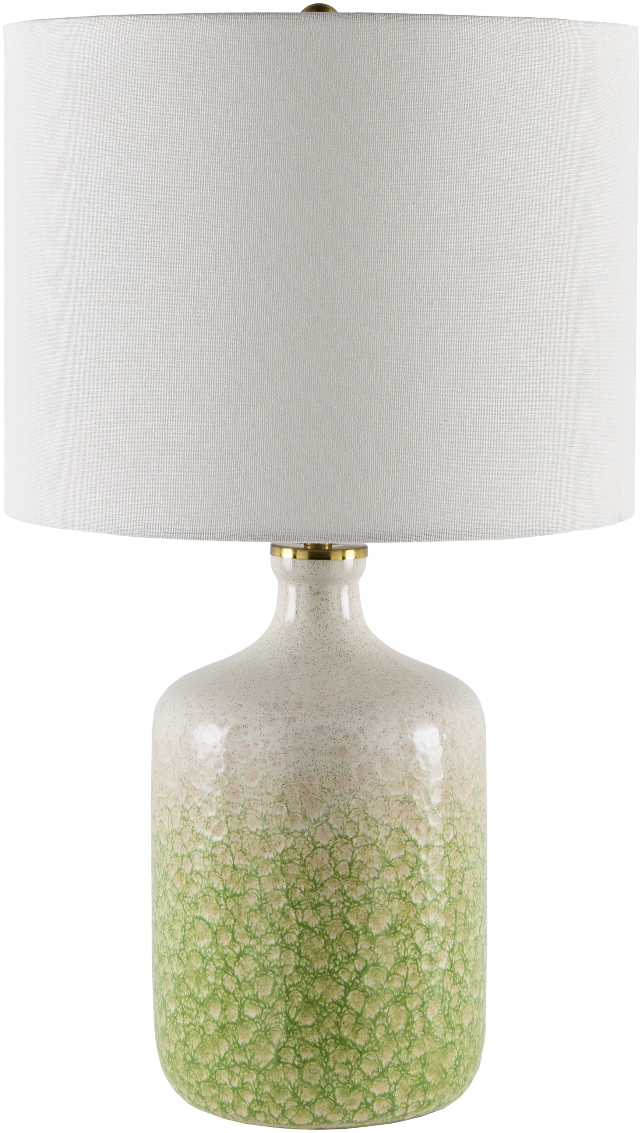 Benin  Glazed 23"H x 13"W x 13"D Accent Table Lamp - Image 0