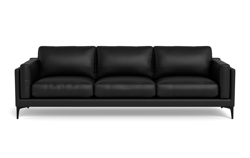 Gaby Leather 3-Seat Sofa - Image 0