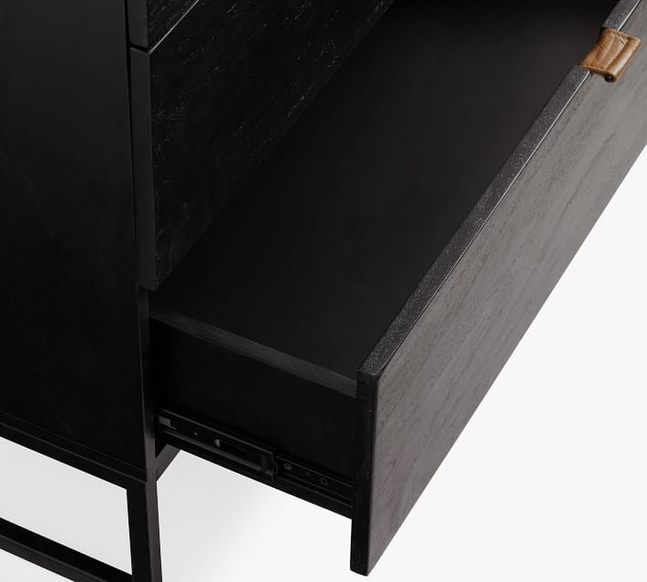Hardy 3-Drawer Dresser, Black - Image 8