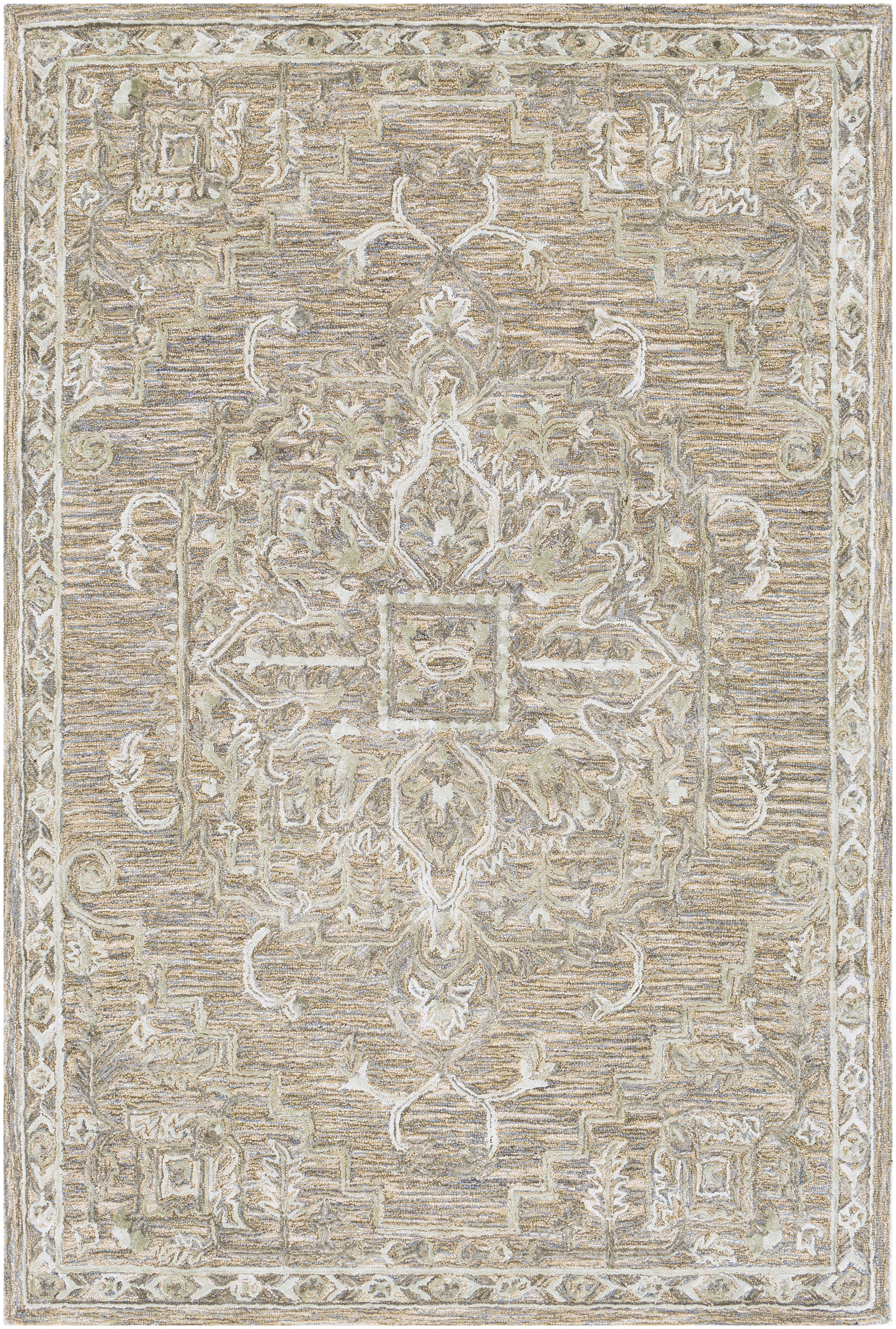 Shelby Beige Indoor 2' x 3' Handmade Rug - Image 0