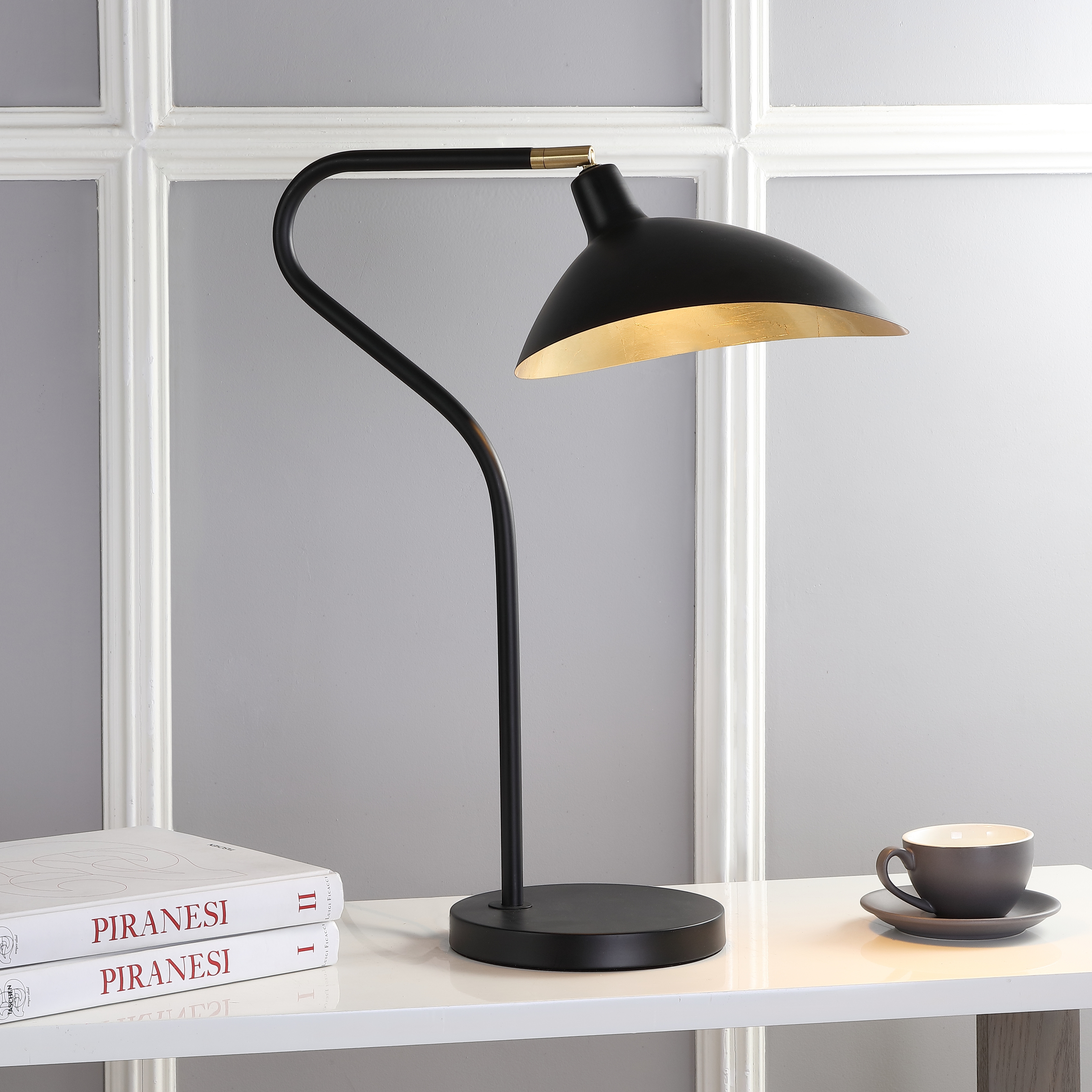 Giselle Table Lamp - Black/Gold - Arlo Home - Image 3