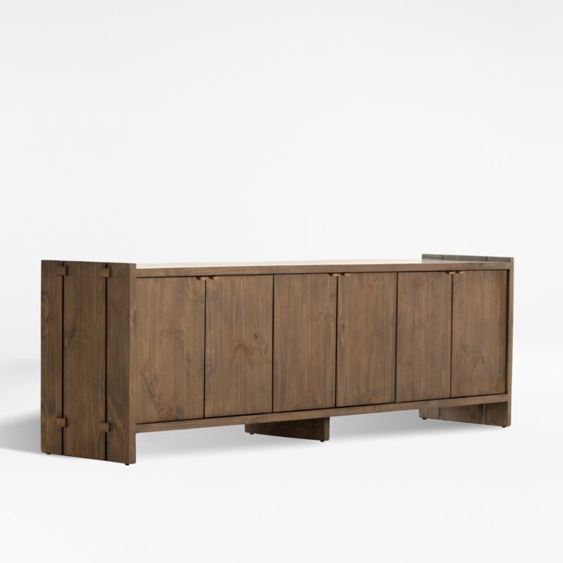 Oscar 78" Wood Storage Media Console - Image 1