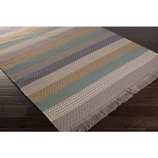 Riga Green Indoor 2' x 3' Handmade Rug - Image 1