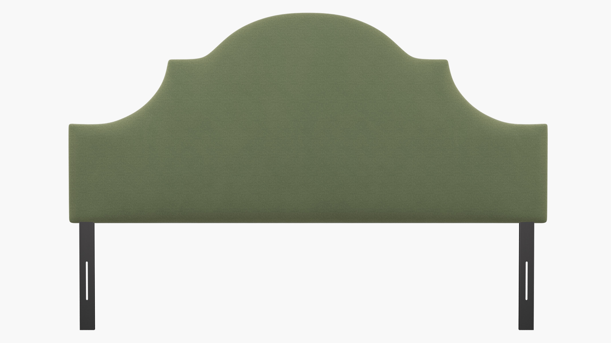 Regency Headboard, Vert Classic Velvet, King - Image 1