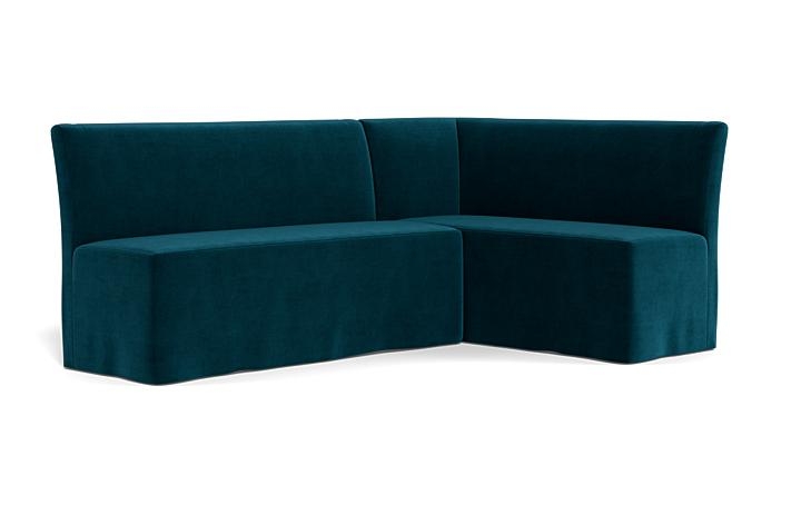 Dorian Slipcovered Right Banquette - Image 1