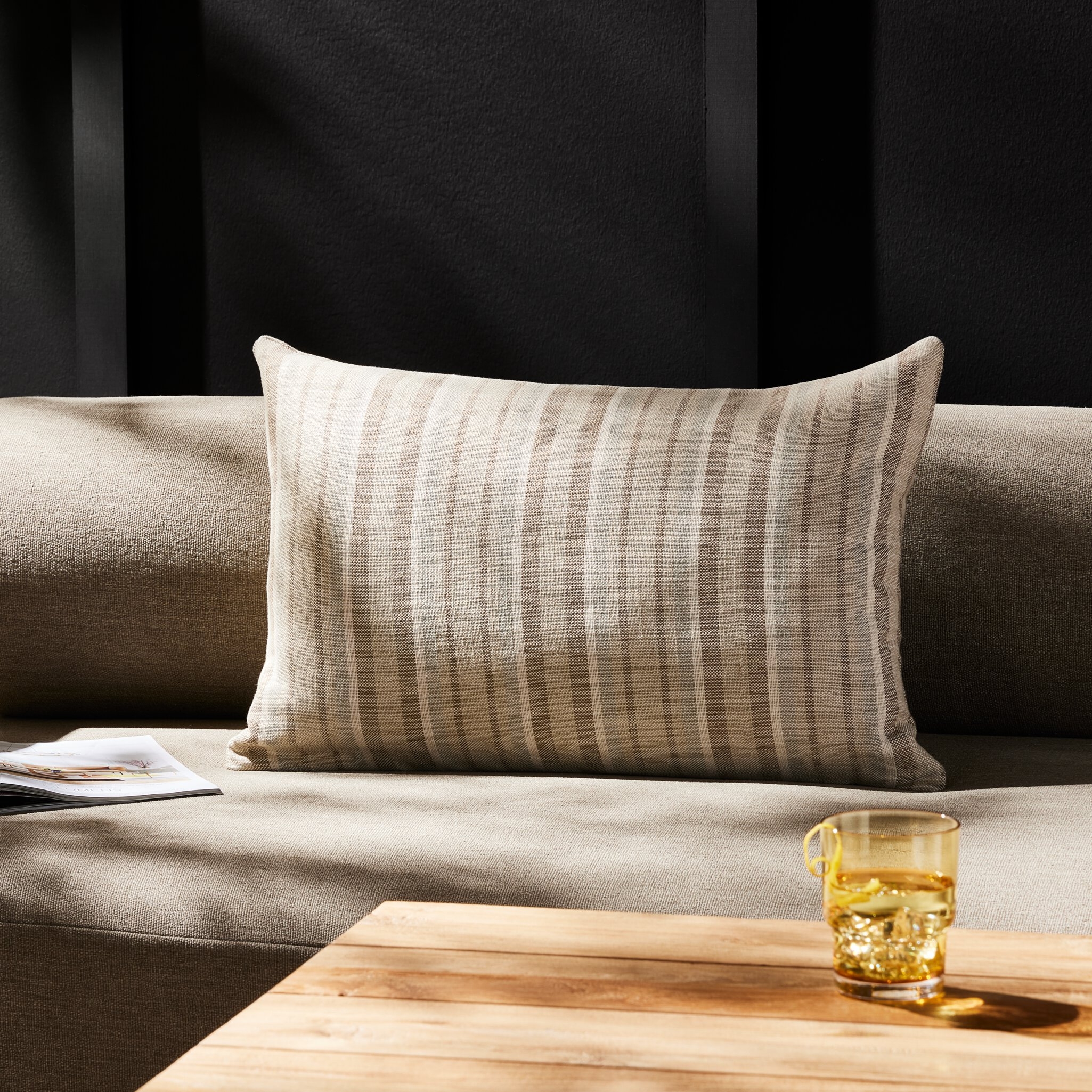 Adobe Stripe Outdoor Pillow - Adobe Stripe - Image 6