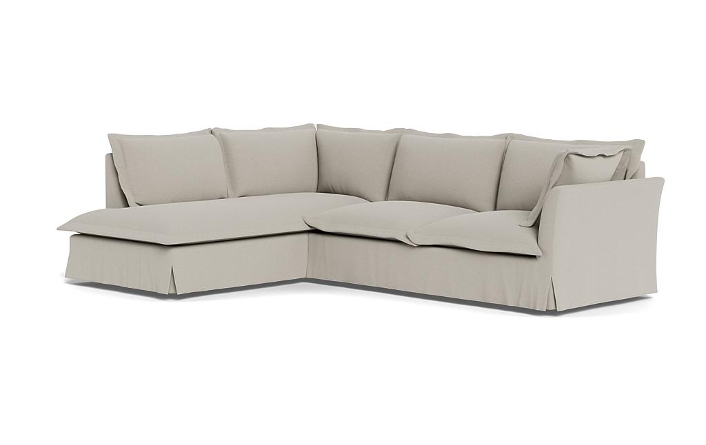 Skylar Slipcovered 3-Seat Left Bumper Sectional - Image 2