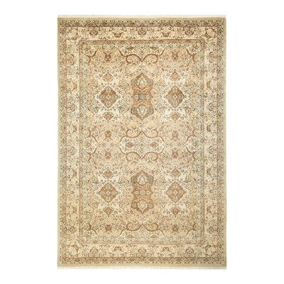 Mogul, One-Of-A-Kind Hand-Knotted Area Rug  - Yellow, 6' 3" X 9' 1" - Image 0