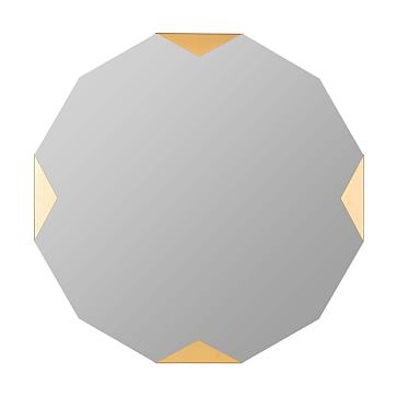 Rosanna Wall Mirror, Gold - Image 0