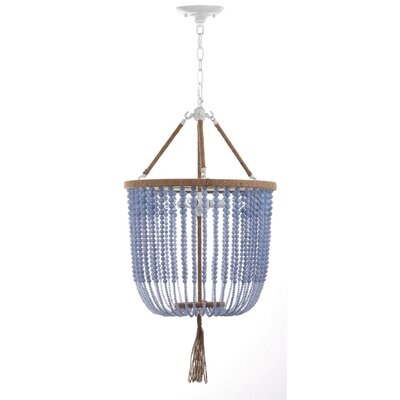 3 - Light Unique / Statement Empire Chandelier with Beaded Accents - Image 0
