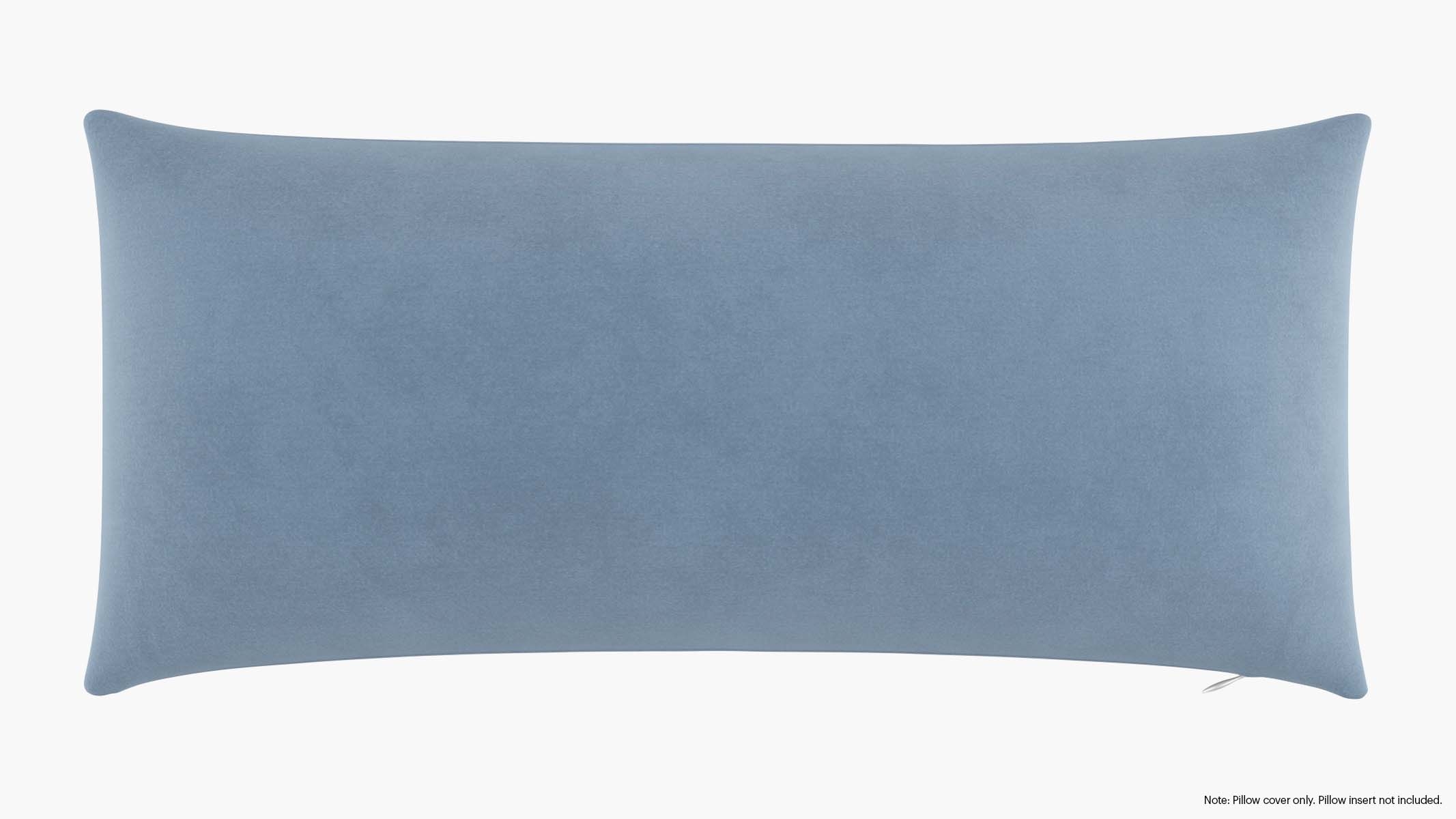 Throw Pillow Cover 14" x 30", Ocean Classic Velvet, 14" x 30" - Image 0