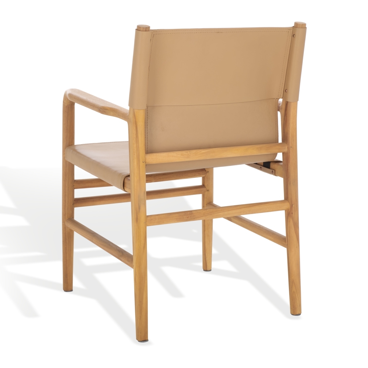 Cassaphina Leather Arm Chair - Tan/Natural - Image 8