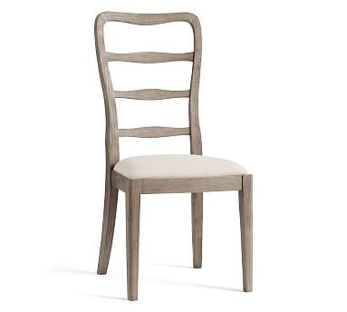 Ashford Side Dining Chair, Gray Wash Frame &amp; Erin Linen Oatmeal Seat - Image 0