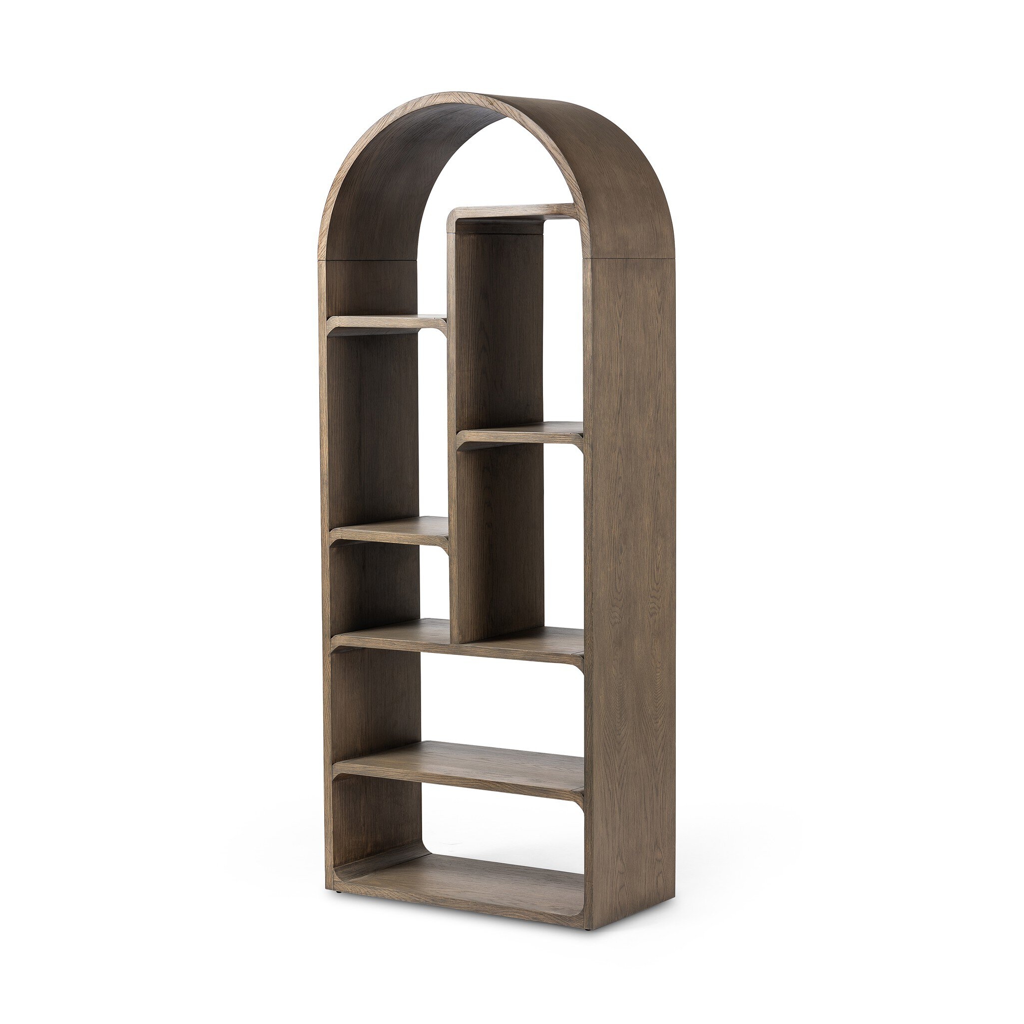 Risa Bookcase - Lamont Natural Oak Veneer - Image 1