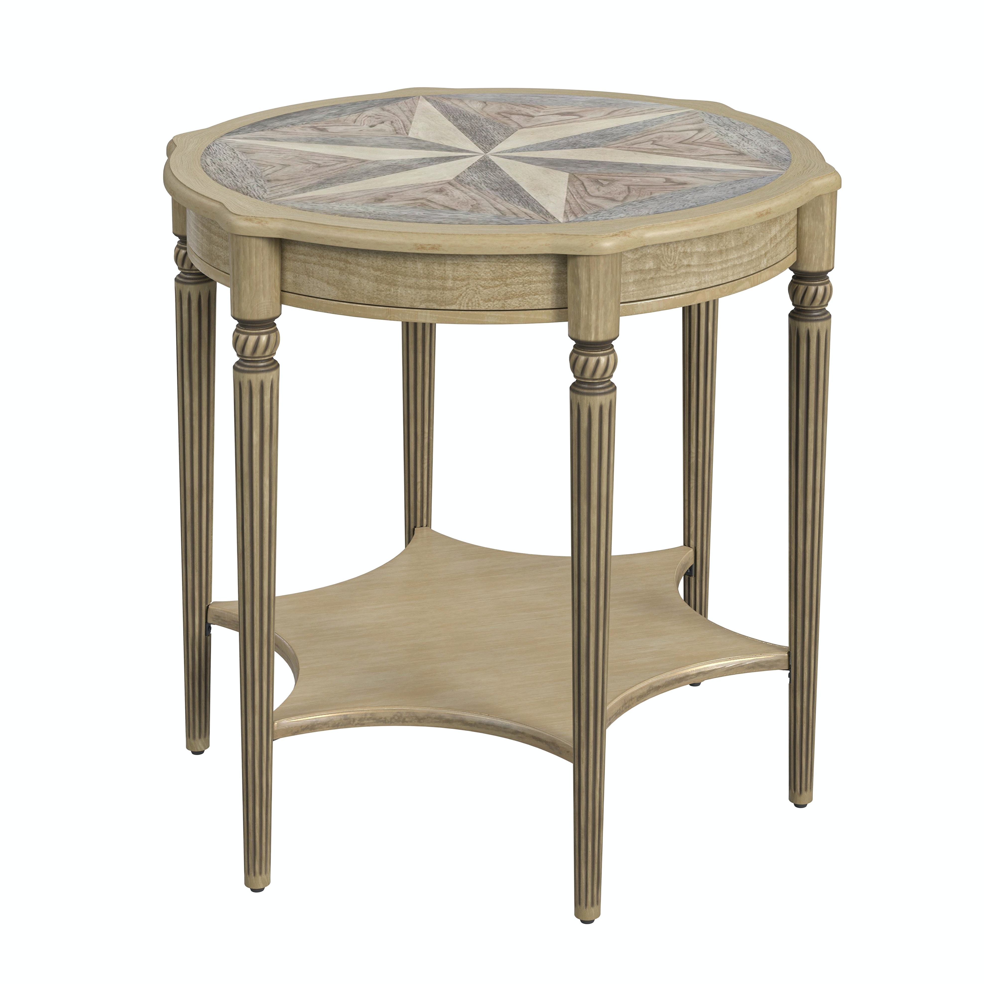Bainbridge Antique Beige Side Table - Image 0