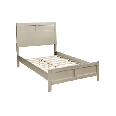 Classic Twin Platform Bed In Rich Brown No Box Spring Needed - Image 0