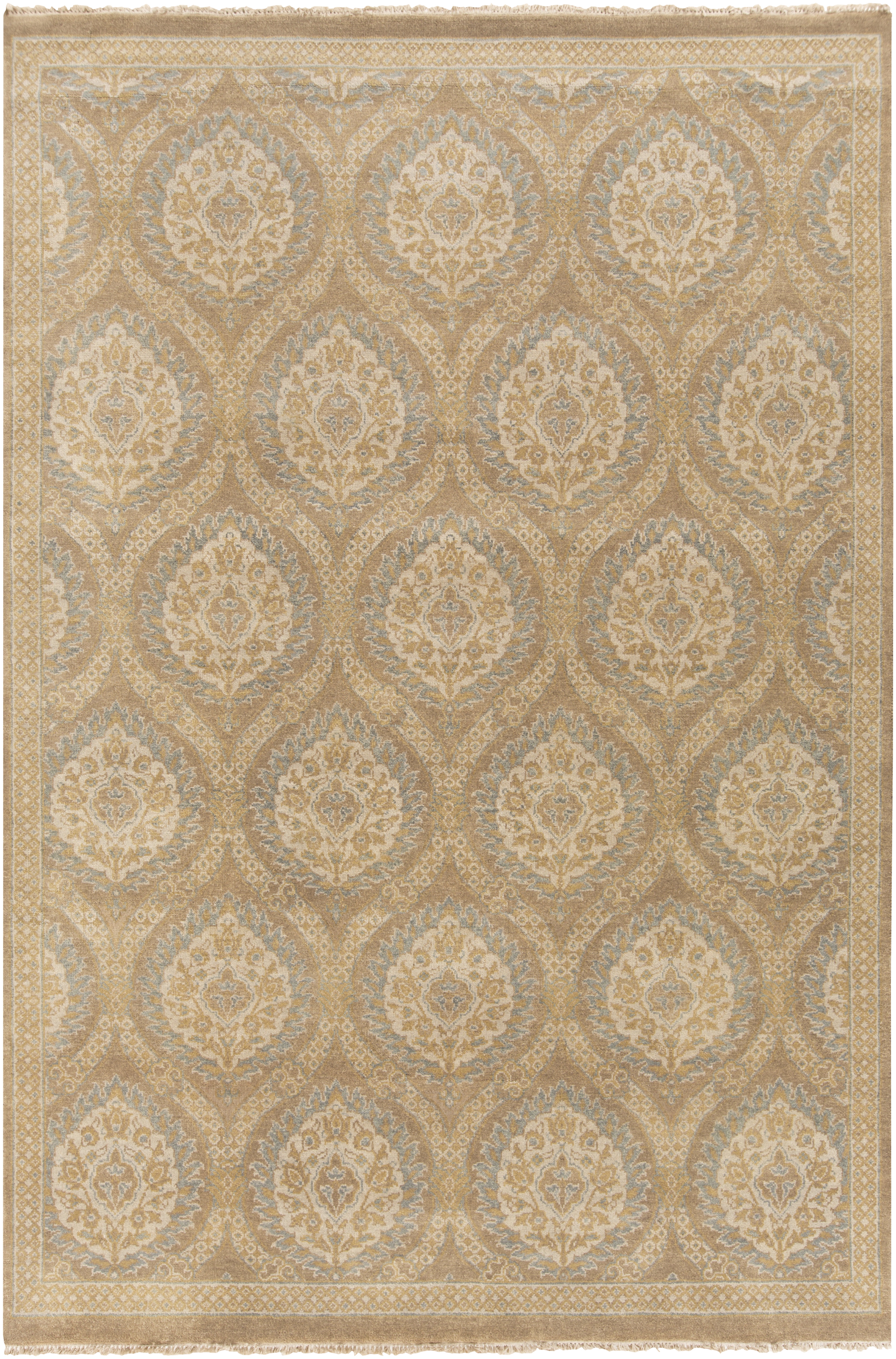 Jade Brown Indoor 8' x 10' Handmade Rug - Image 0