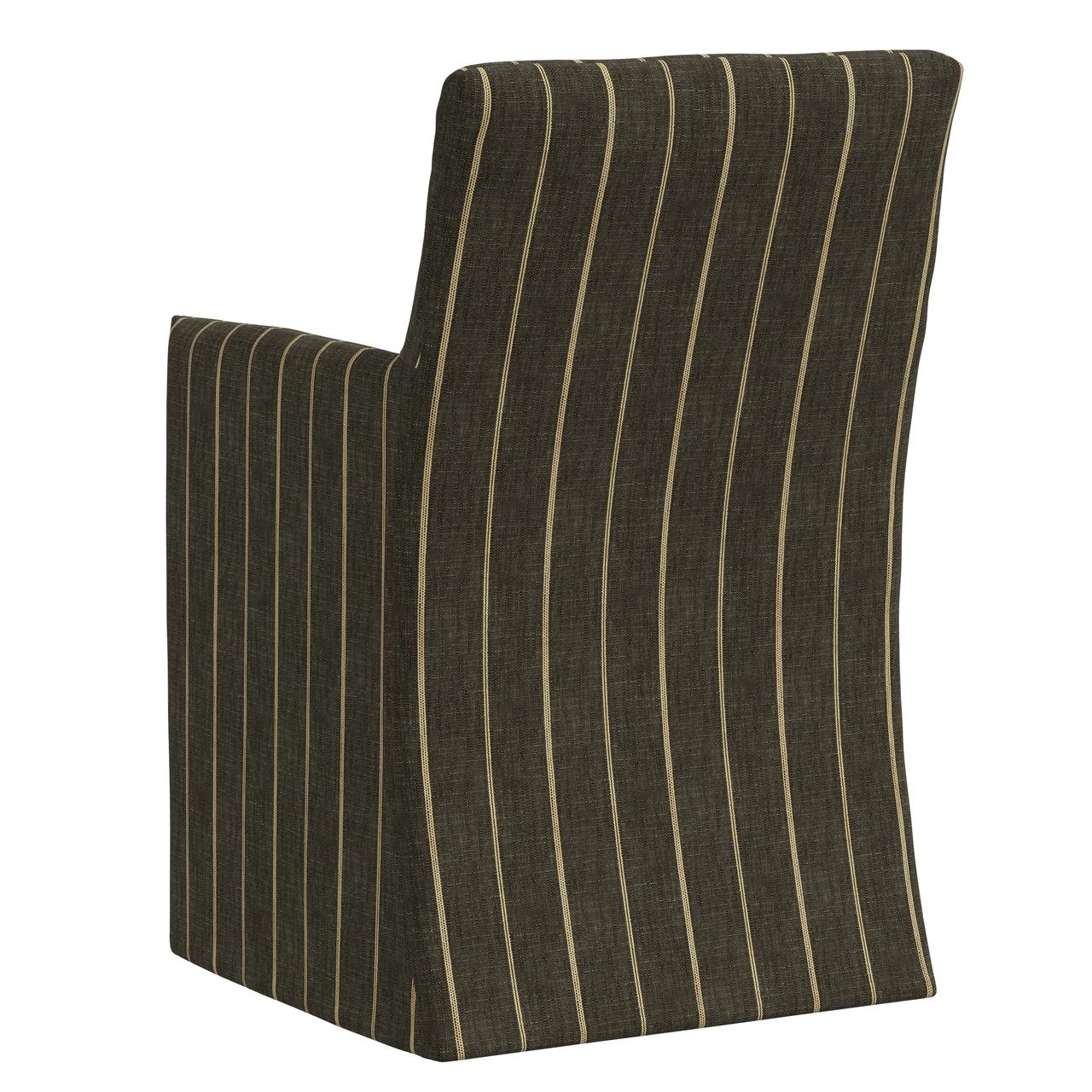 Sadie Slipcover Arm Dining Chair - Image 3