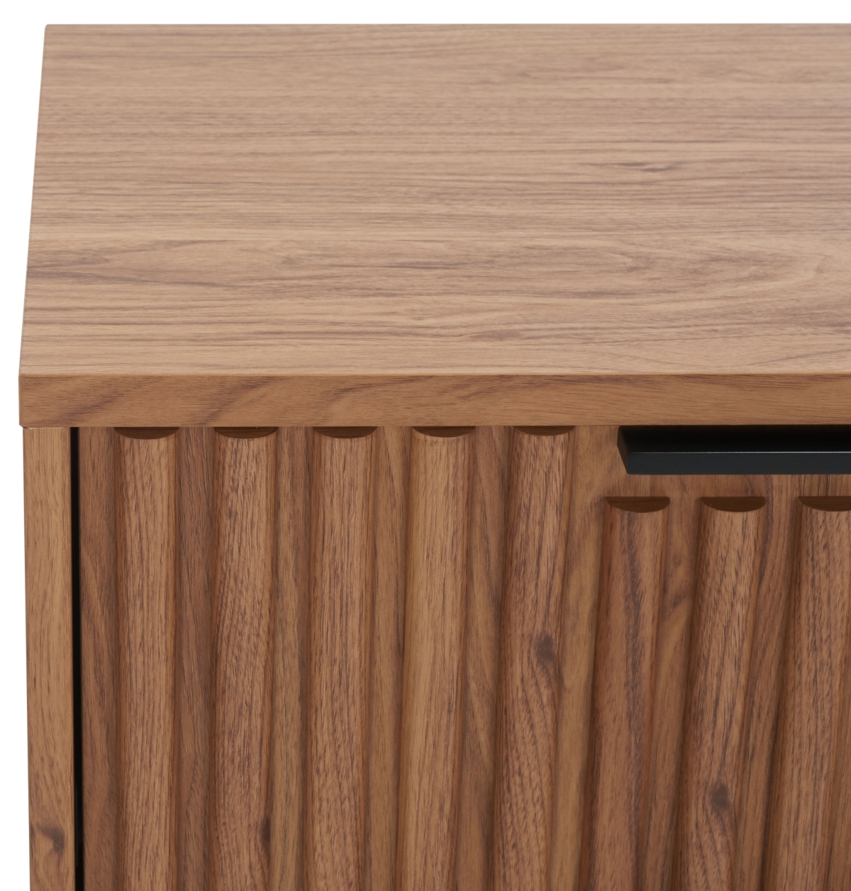 Lylia 2 Drawer Nightstand - Oak / Black - Safavieh - Image 2