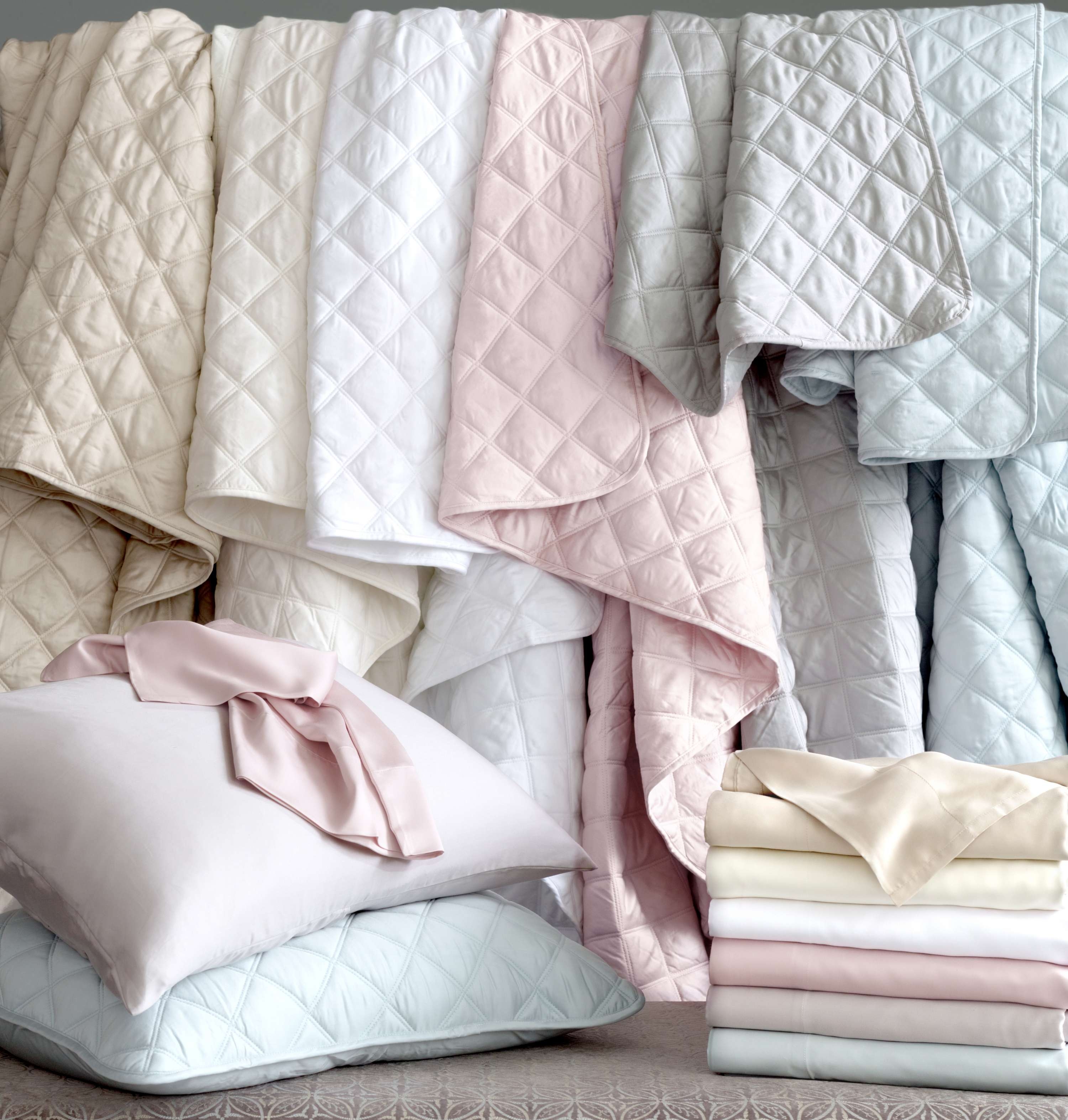 Silken Solid White Duvet Cover - Image 1