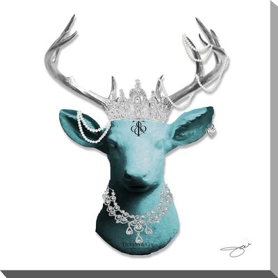 Tiffany Deer (Square) by By Jodi - Graphic Art - Image 0