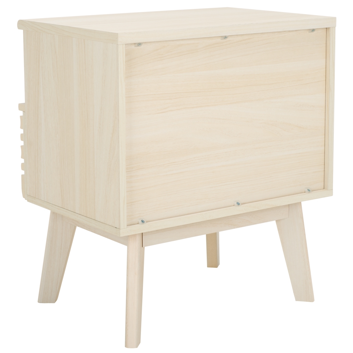 Esma 1 Drawer 1 Shelf Nightstand - Bleached White - Safavieh - Image 8