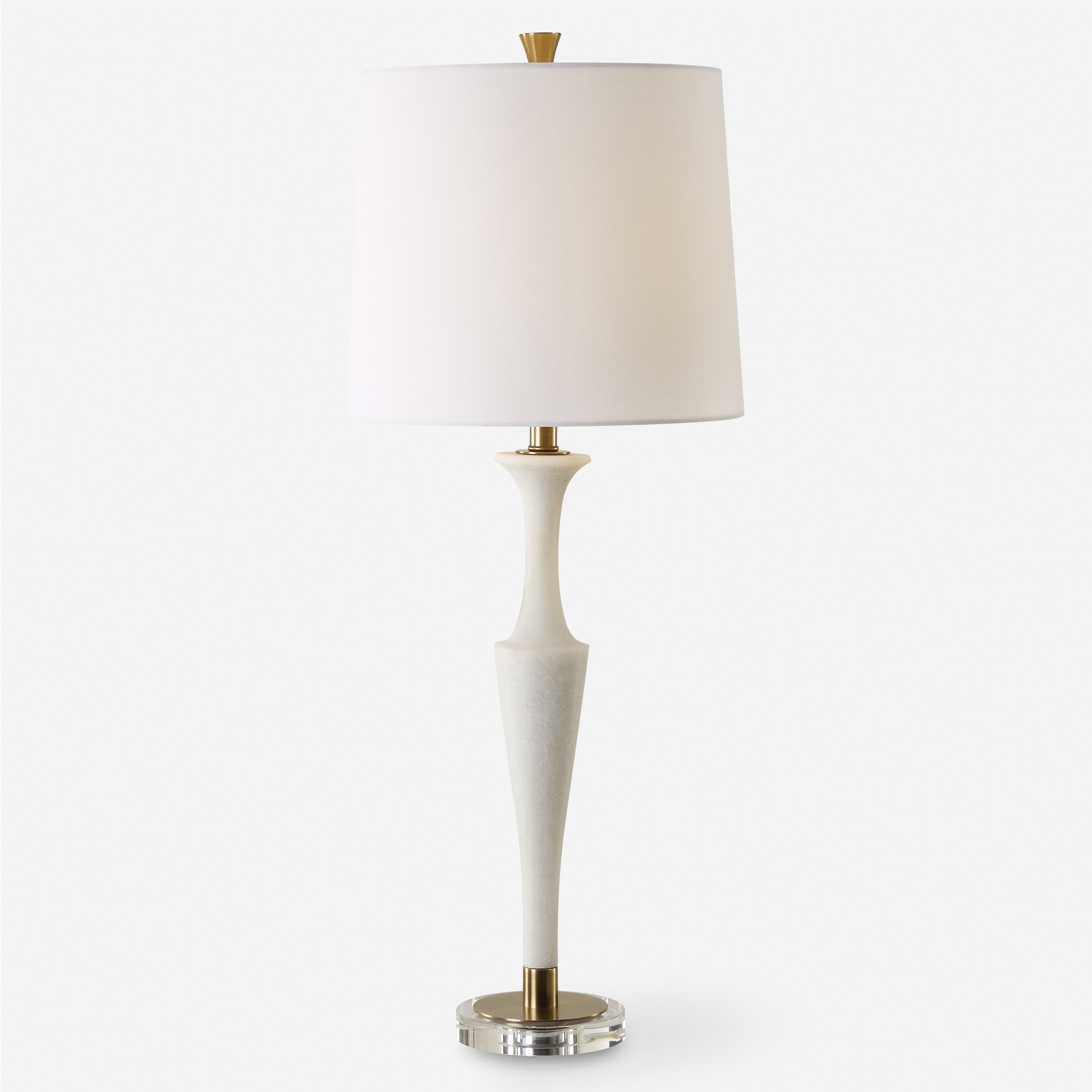 Colette White Stone Table Lamp - Image 0