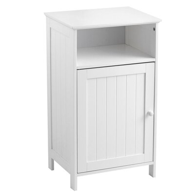 Dovecove Bathroom Floor Storage Cabinet Side Table Adjustable Shelf Organize Freestanding - Image 0