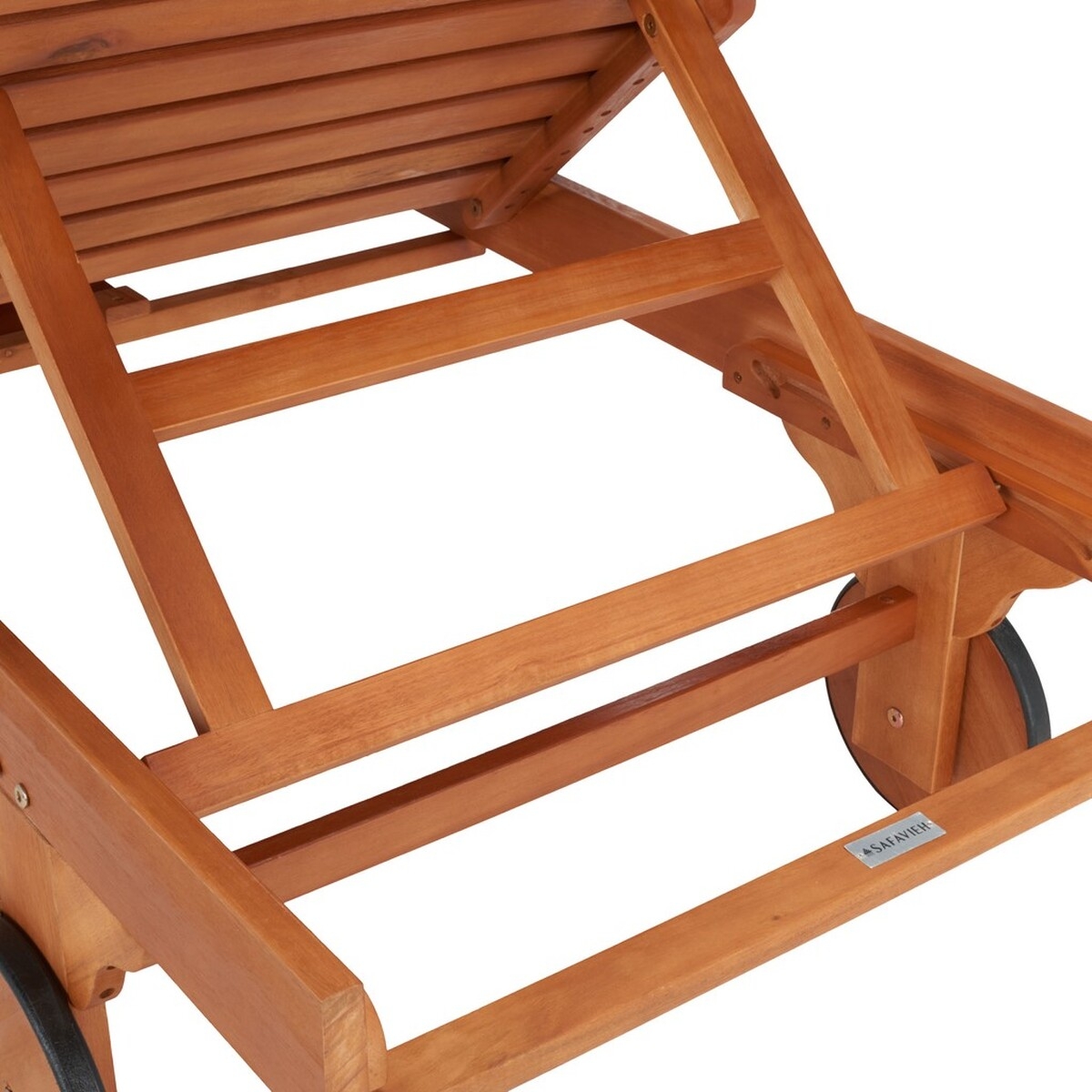 Newport Lounge Chair - Natural/Blue - Safavieh - Image 3