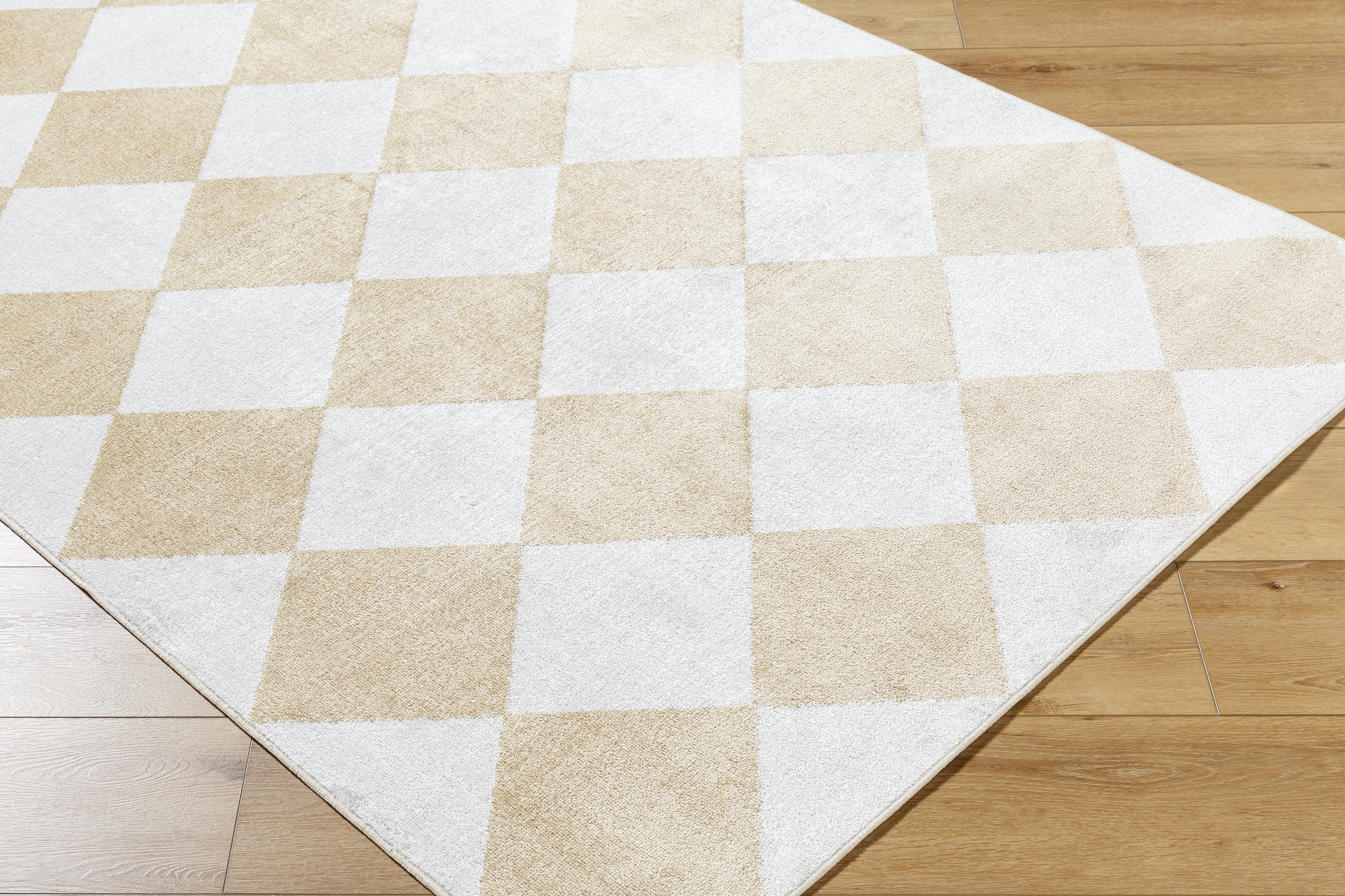 Lillian Beige Indoor 9'2" x 12'4" Machine Woven Rug - Image 5