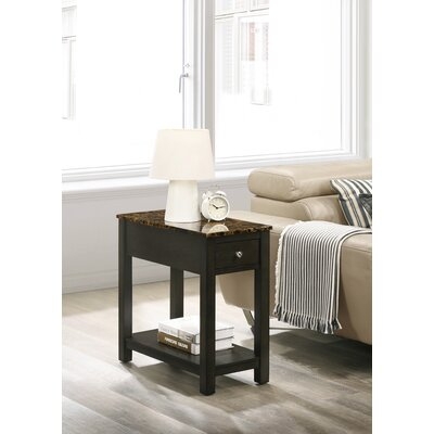 Erda End Table with Storage - Image 0