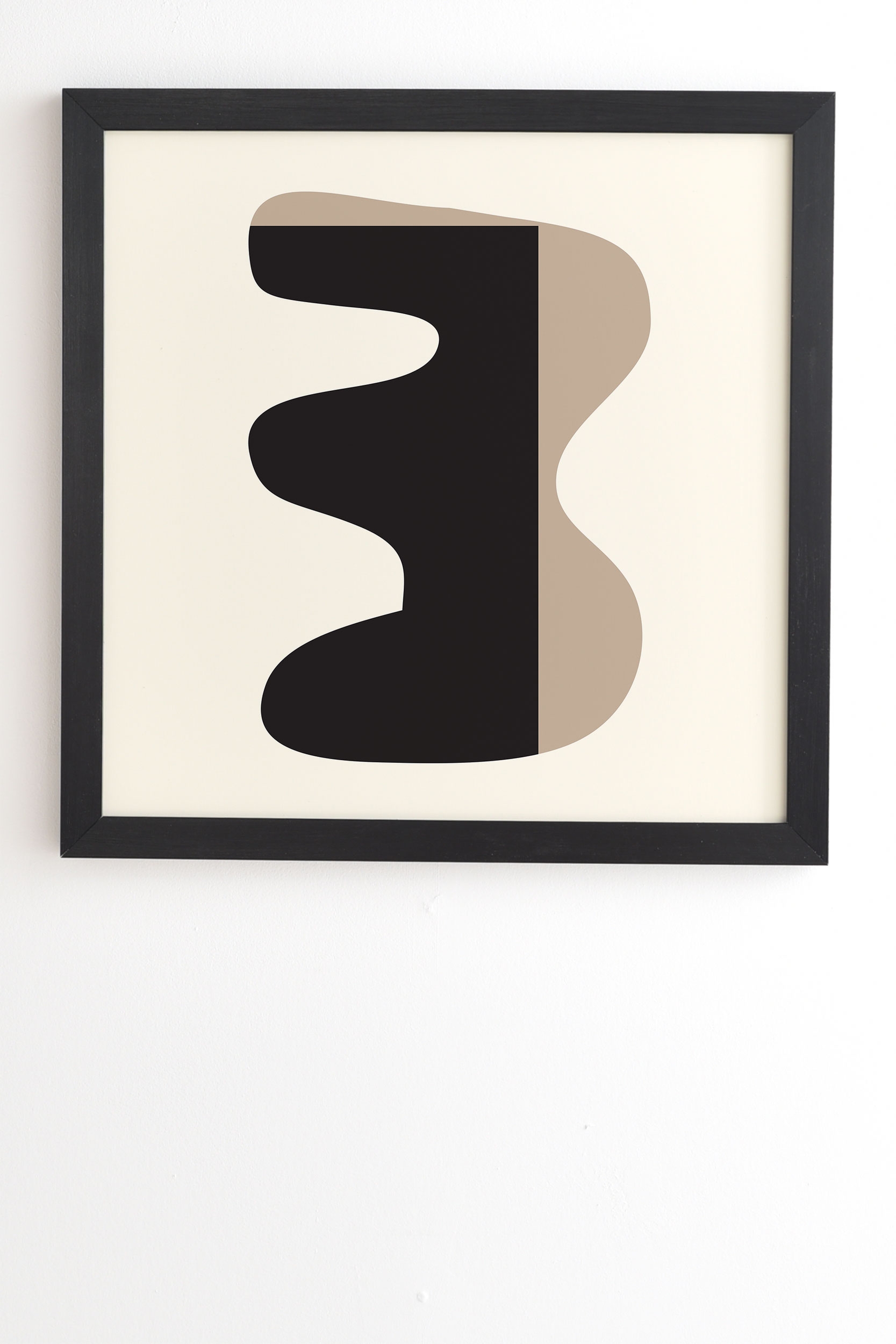 Intersections 01 by mpgmb - Framed Wall Art Basic Black 19" x 22.4" - Image 1