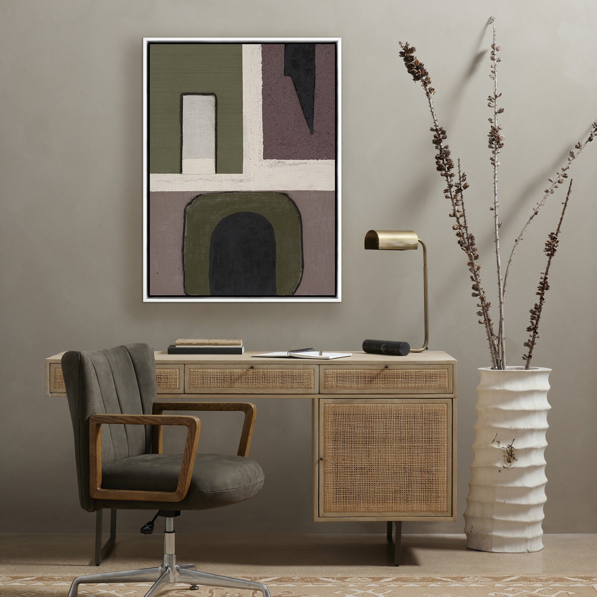 With Love III by Raoul Morren - White Maple Floater - Image 2