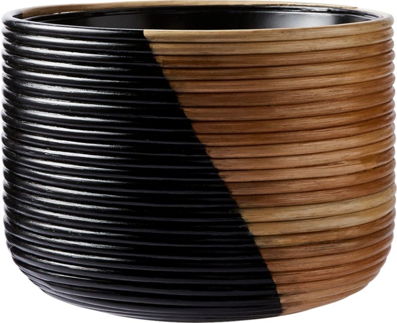 Basket Large Black Planter - Image 9
