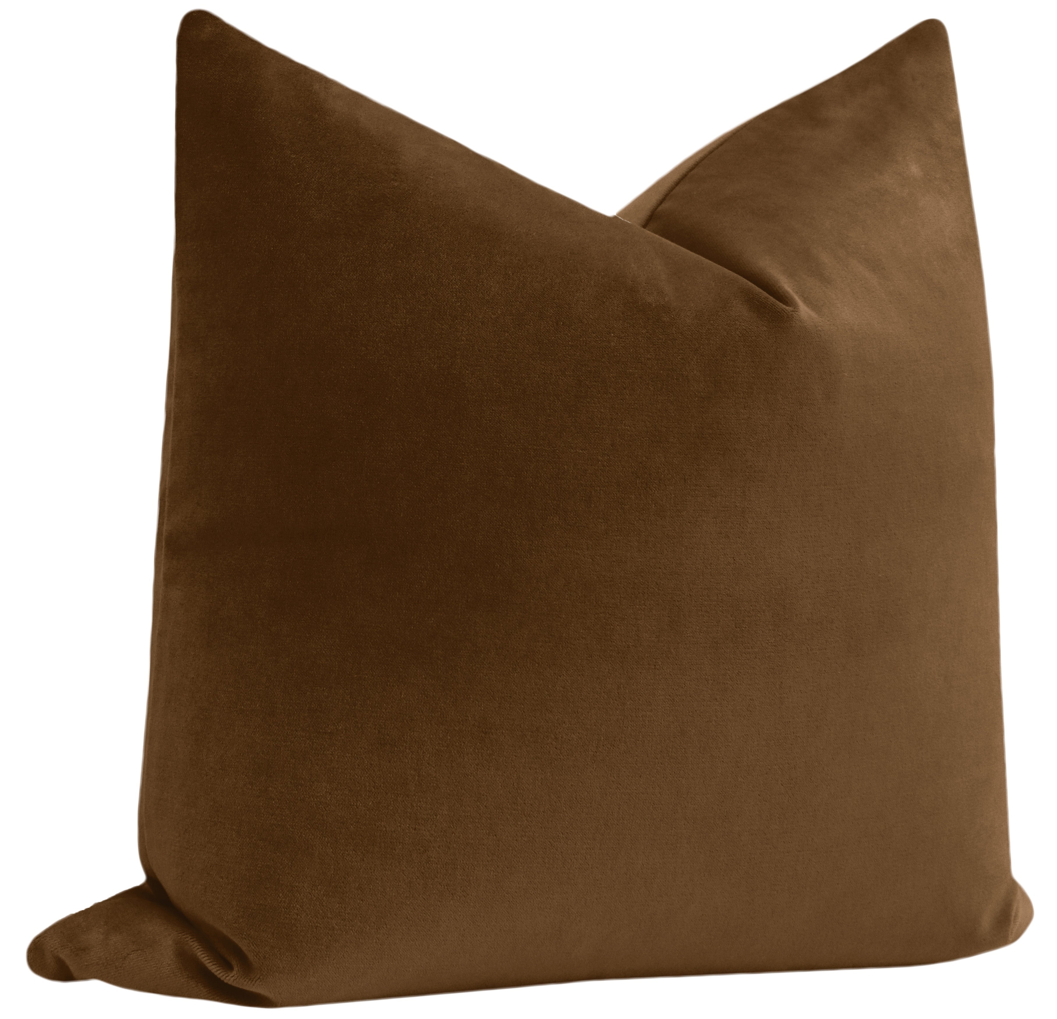 SOCIETY VELVET // SABLE - 20" X 20" / Knife Edge - Image 1