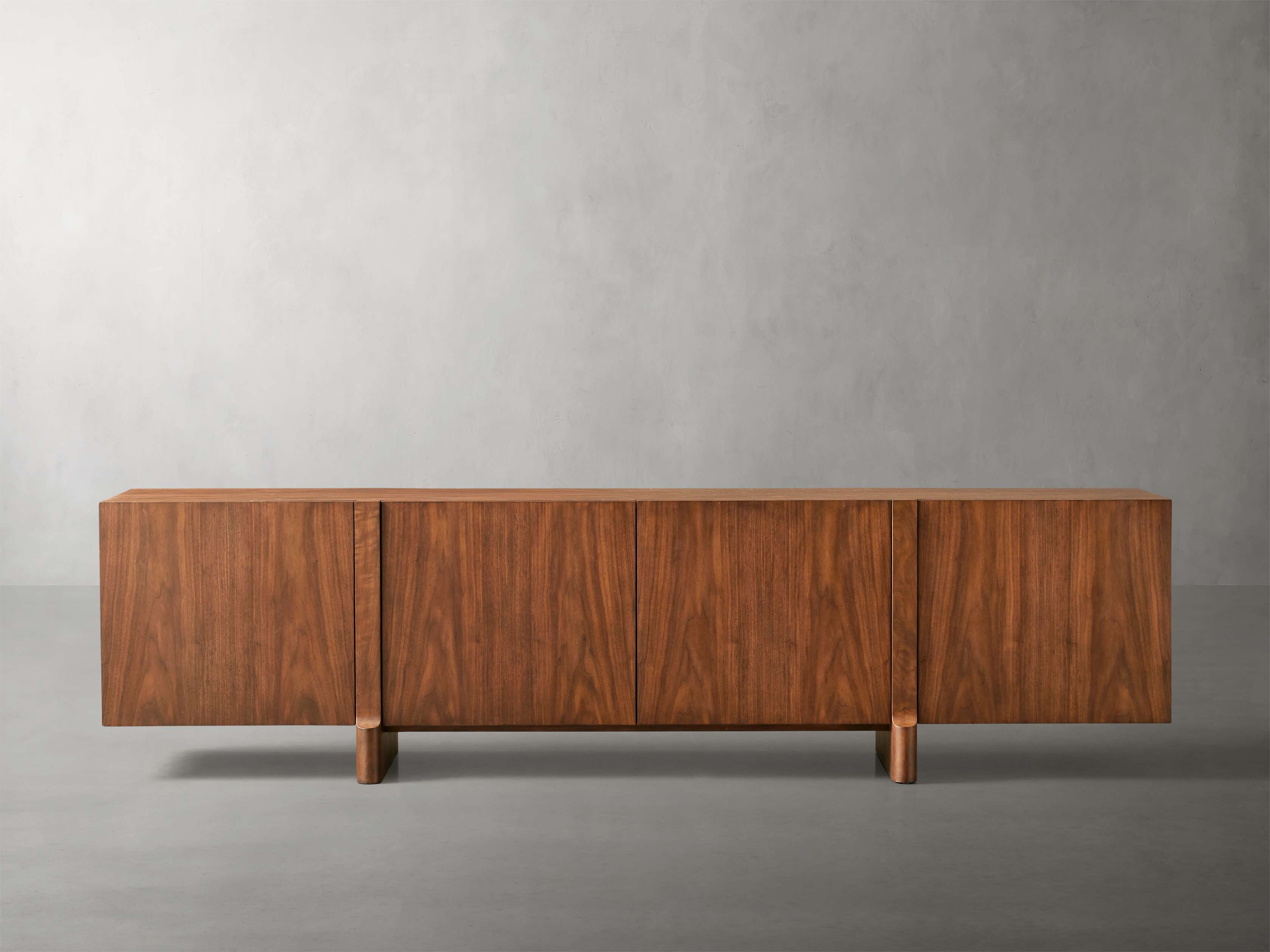 Callan Media Console in Wood Brown - Image 0