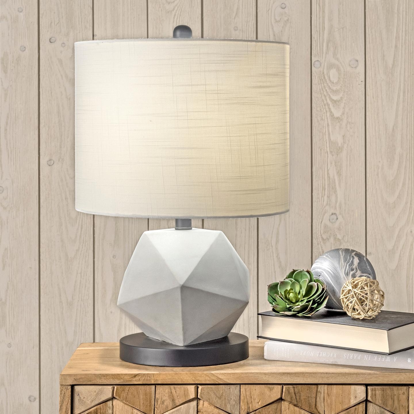 Clairton 20" Cement Table Lamp - Image 4
