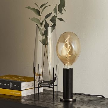 Tala Lightwood Knckle Table Lamp With Voroni I Bulb - Image 1