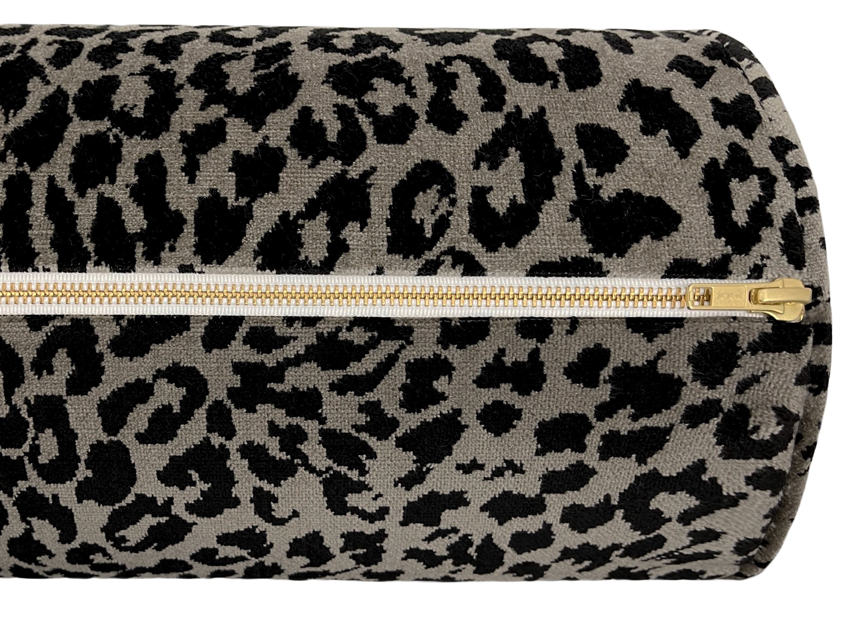 THE BOLSTER :: MINX VELVET // CHROME - BY THE YARD - Image 3