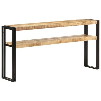 Millwood Pines Console Table 47.2"X11.8"X29.5" Rough Mango Wood - Image 0