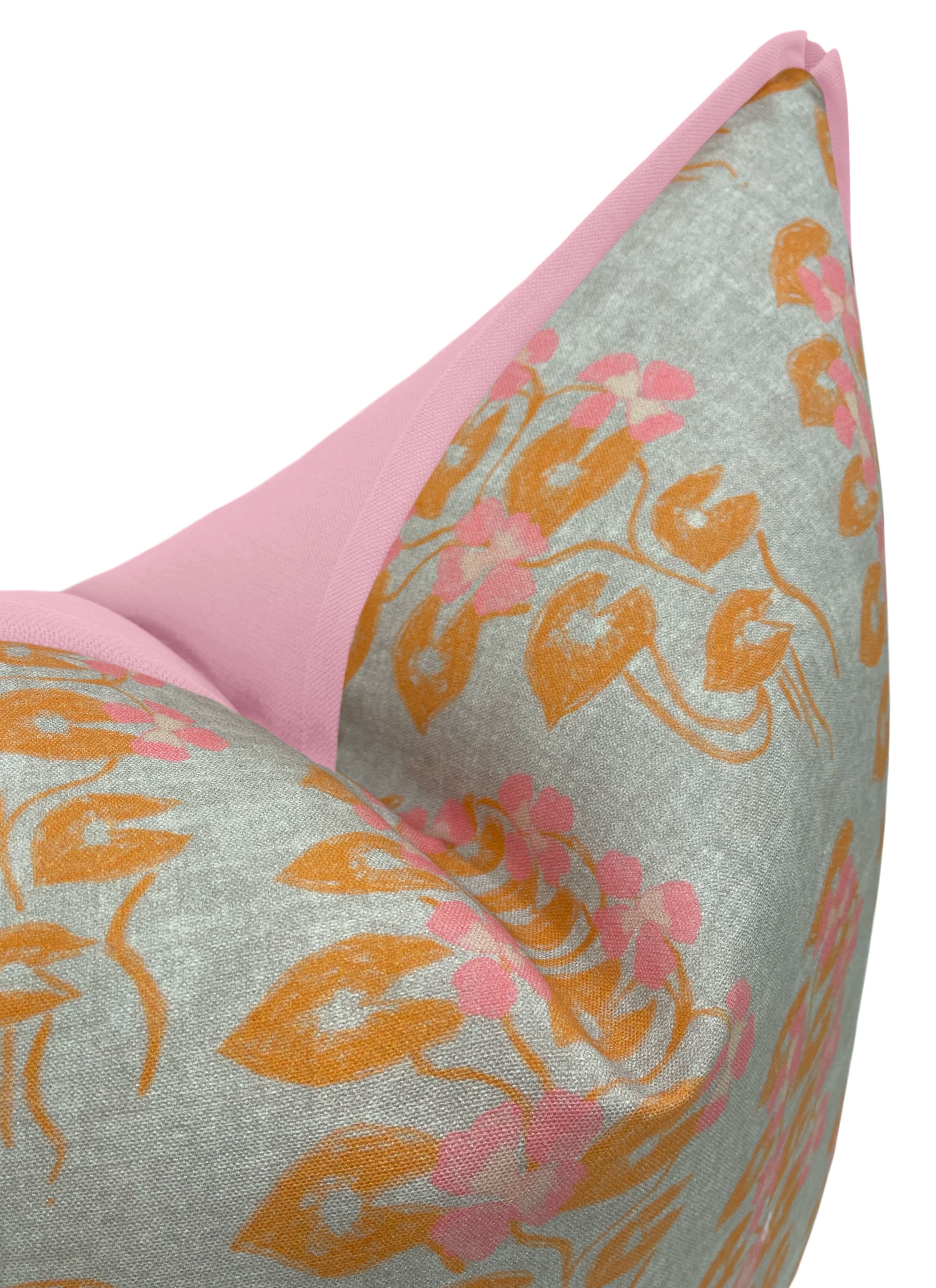 WILLOW // BURNT ORANGE | LULIE WALLACE - 20" X 20" / BUTTERFLY FLANGE / Blossom - Image 0