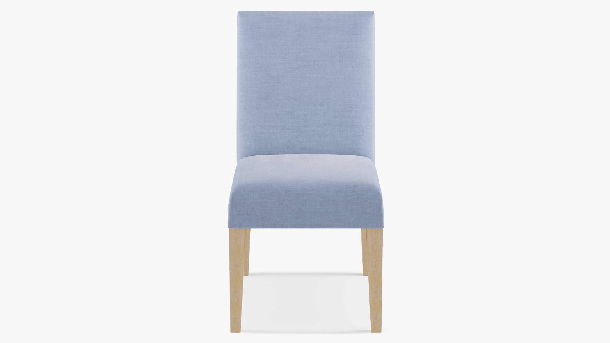 Classic Dining Chair, Denim Everyday Linen, Natural - Image 0