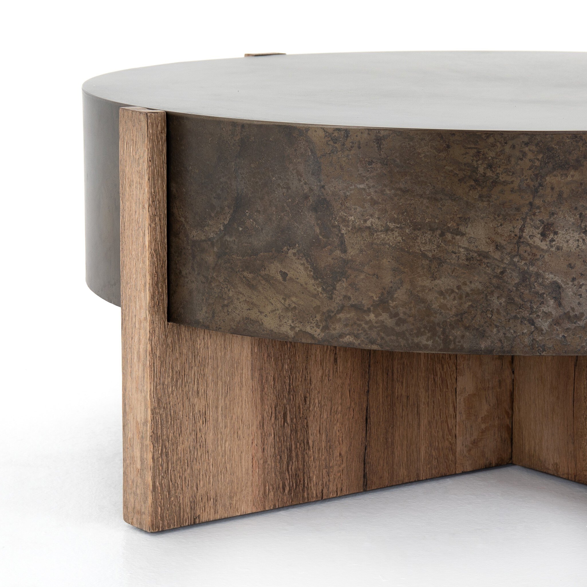 Bingham Coffee Table - Rustic Oak Veneer - Image 11