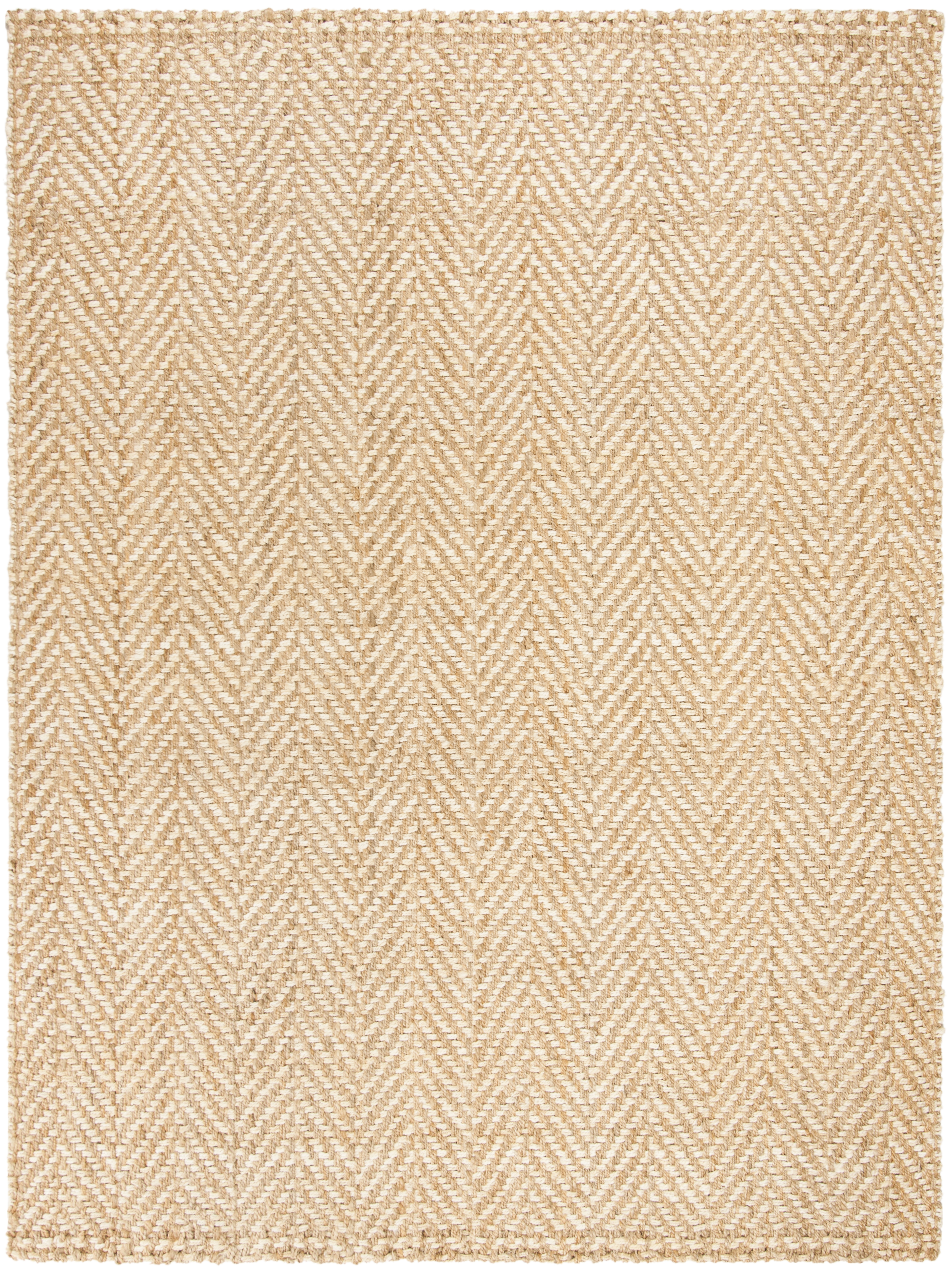 Arlo Home Hand Woven Area Rug, NF264A, Ivory/Natural,  10' X 14' - Image 0