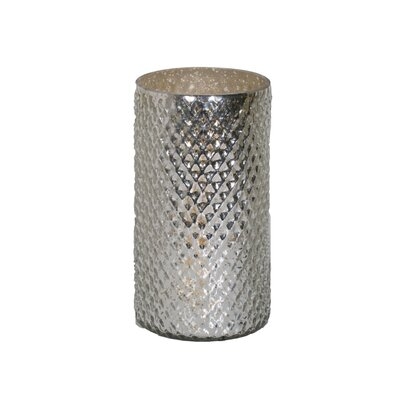 Hemmer Silver Indoor/Outdoor Glass Table Vase - Image 0