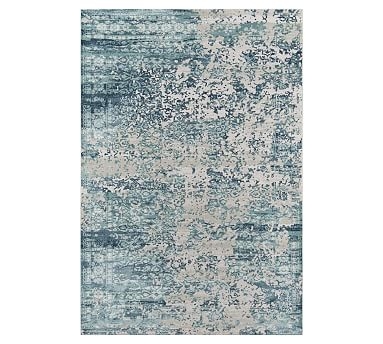 Archer Synthetic Rug, Blue, 9'3 x 12'6 - Image 0
