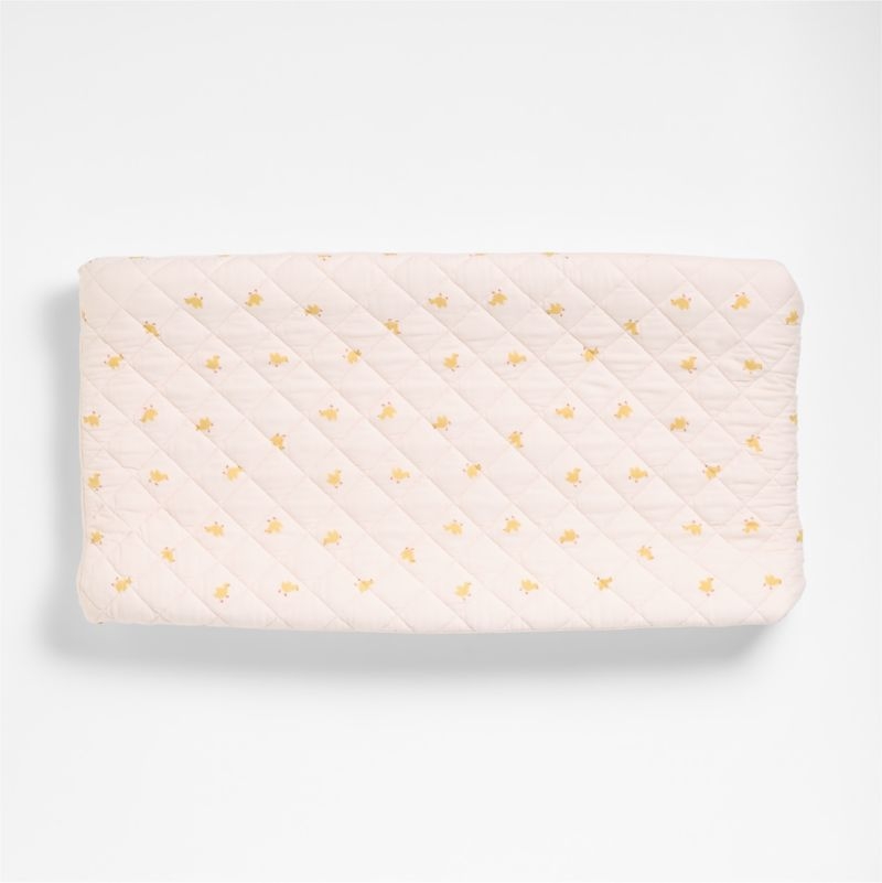 Pata Sunwashed Organic Cotton Baby Changing Pad Cover - Image 1