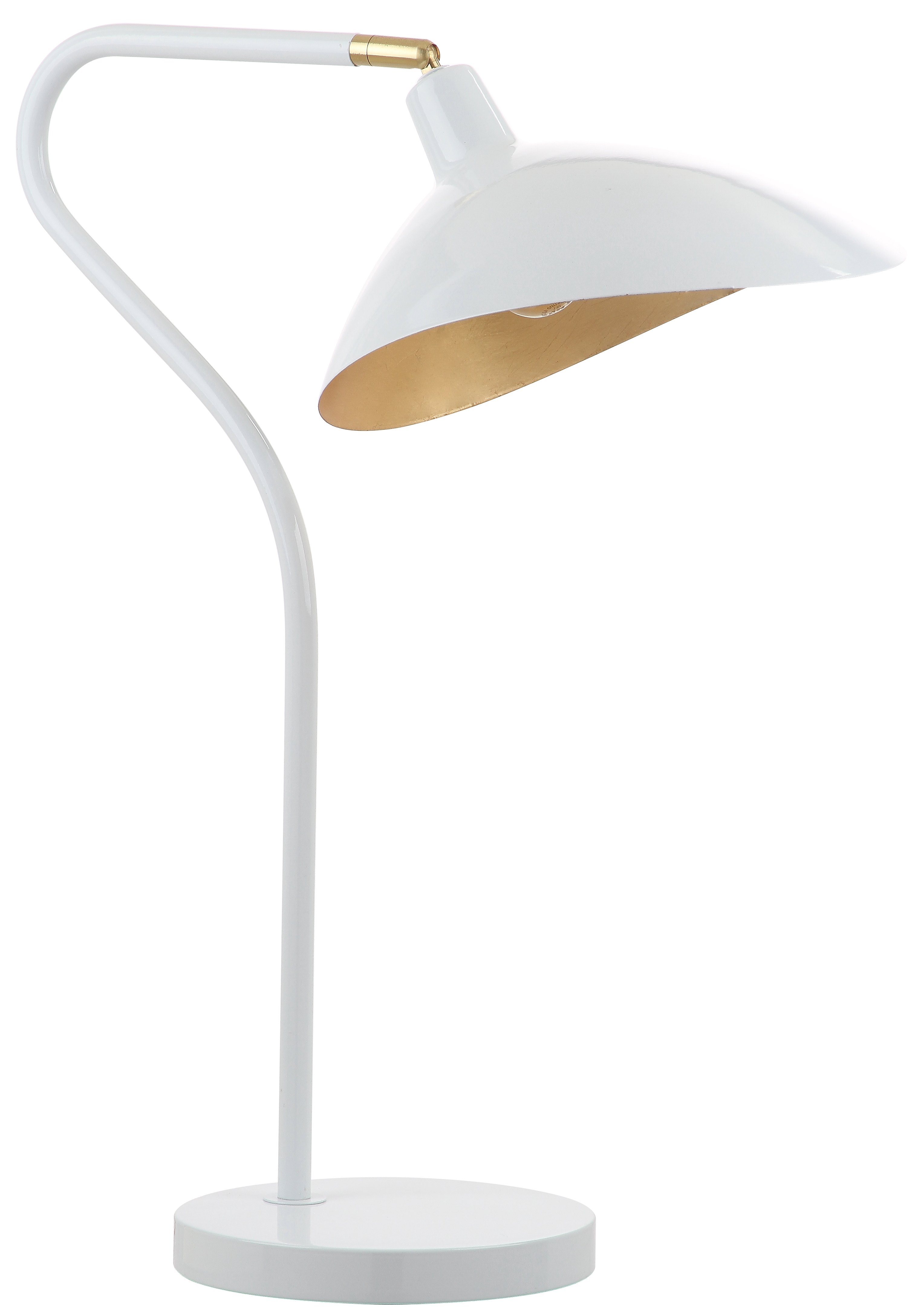 Giselle Table Lamp - White/Gold - Arlo Home - Image 0